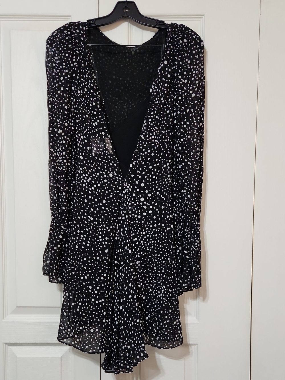 NWT Zara Polka Dot Mini Dress. Size XS - Picture 8 of 12